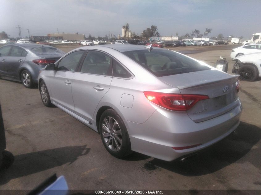 2017 HYUNDAI SONATA SPORT - 5NPE34AF3HH449016