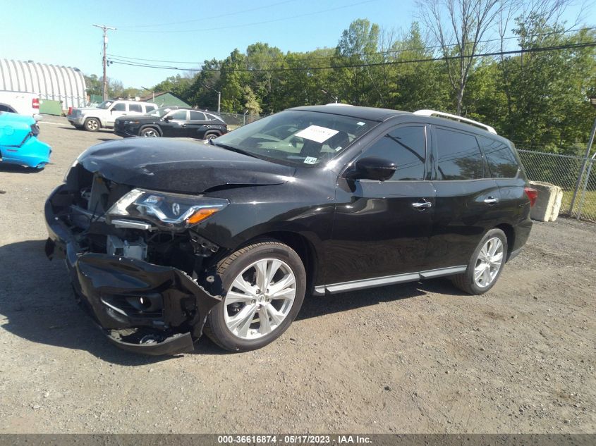 2019 NISSAN PATHFINDER SL - 5N1DR2MM2KC587802