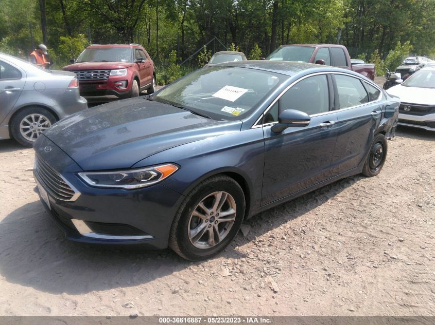 2018 FORD FUSION SE - 3FA6P0HD9JR214277