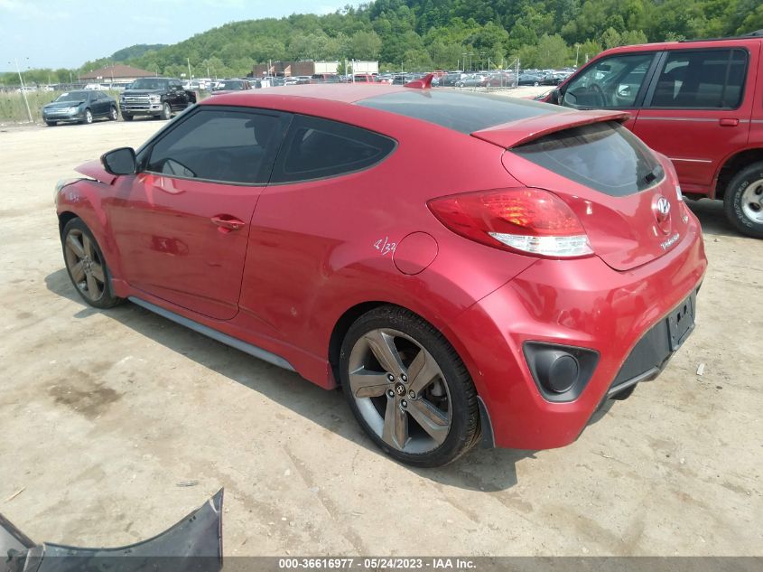 2015 HYUNDAI VELOSTER TURBO - KMHTC6AEXFU249324