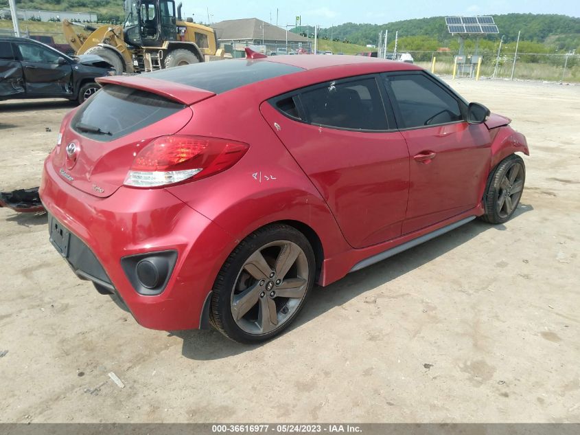 2015 HYUNDAI VELOSTER TURBO - KMHTC6AEXFU249324