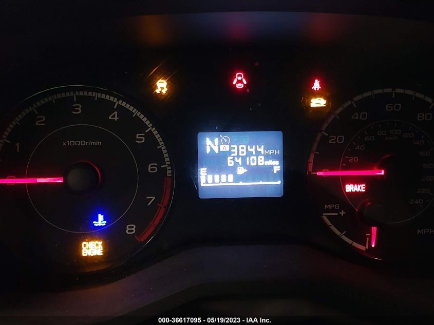 2017 SUBARU IMPREZA 4S3GTAA68H3720994
