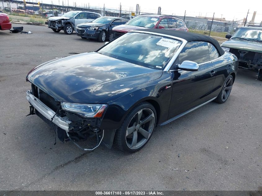 2014 AUDI S5 PRESTIGE WAUVGAFH9EN008125