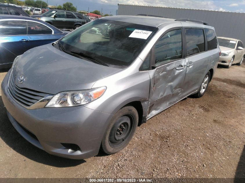 2017 TOYOTA SIENNA LE - 5TDKZ3DC4HS866426