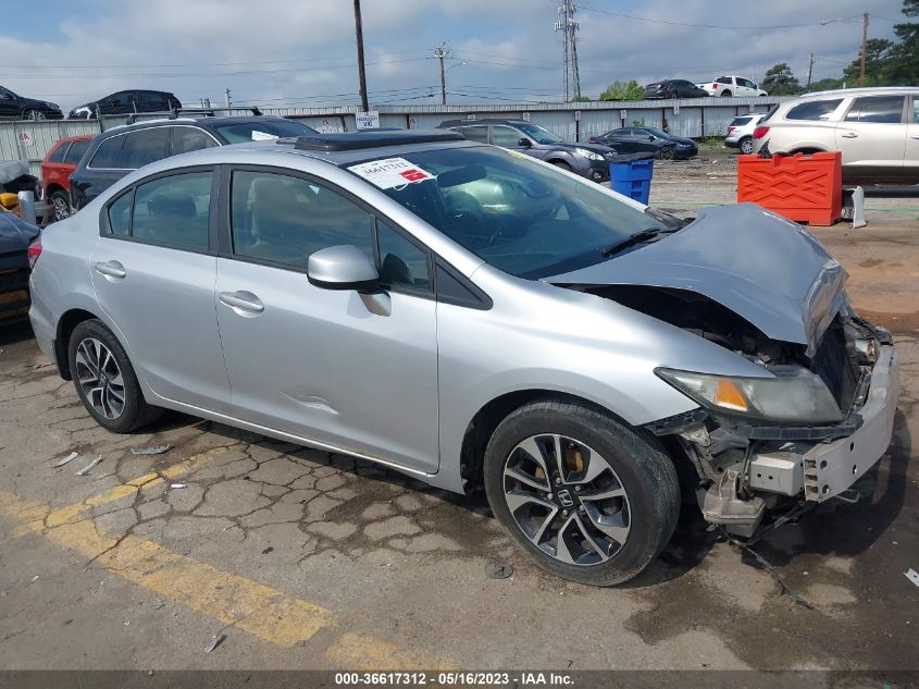 2013 HONDA CIVIC SDN EX-L - 2HGFB2F97DH558596
