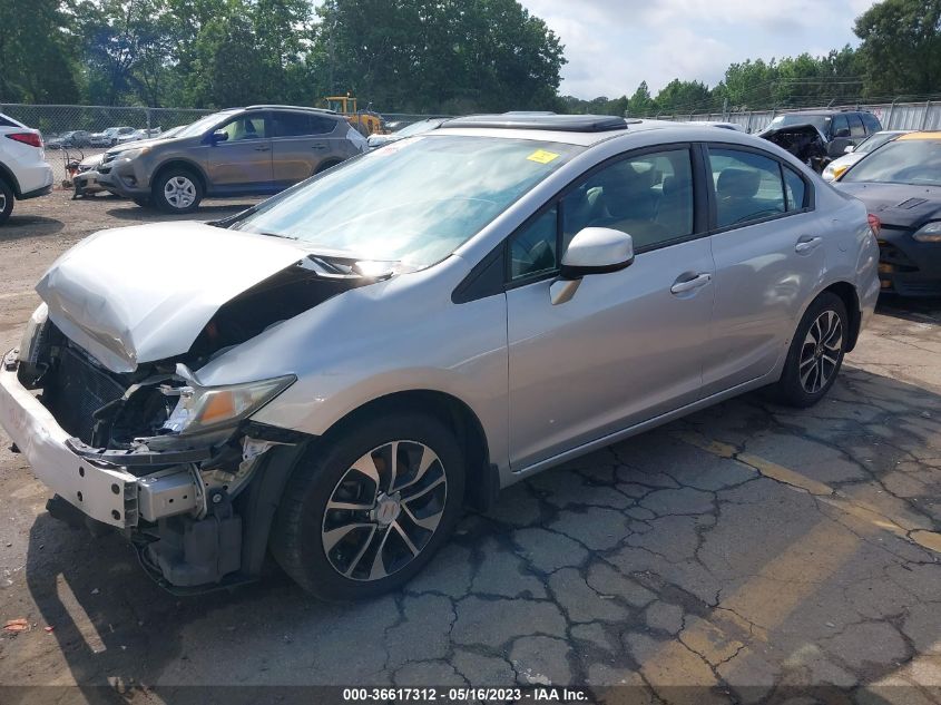2013 HONDA CIVIC SDN EX-L - 2HGFB2F97DH558596