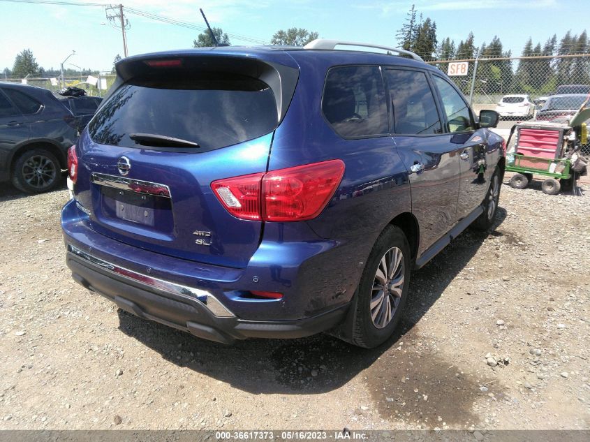 2018 NISSAN PATHFINDER SL - 5N1DR2MM5JC604381
