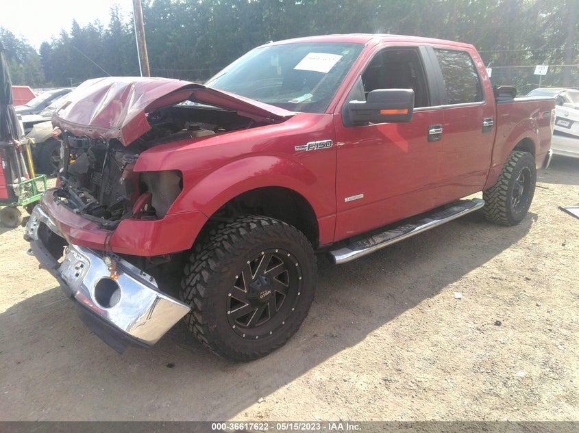 2012 FORD F-150 VIN: 1FTFW1ET2CKE27268