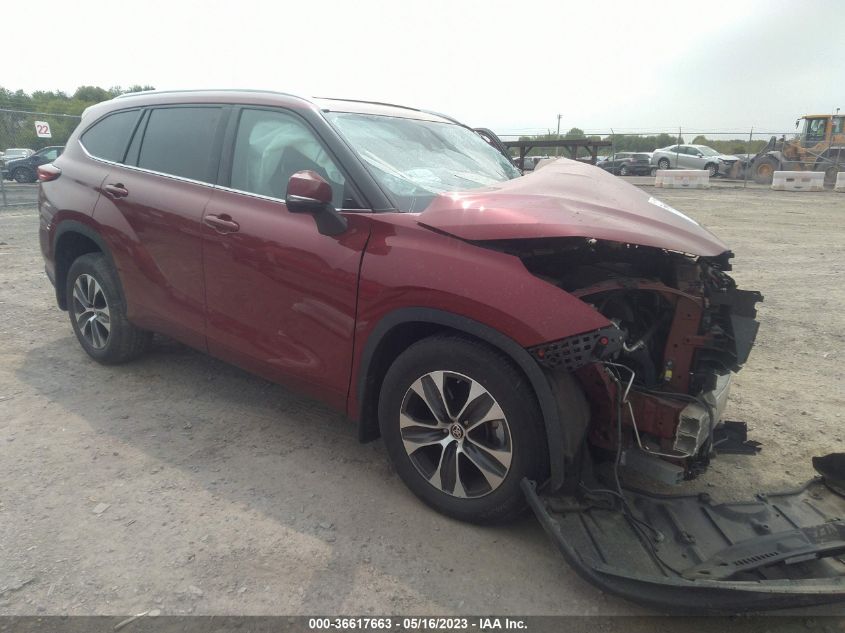 2020 TOYOTA HIGHLANDER XLE 5TDHZRBH5LS003770