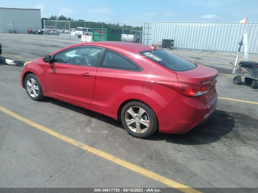 2013 HYUNDAI ELANTRA COUPE GS KMHDH6AE5DU008774