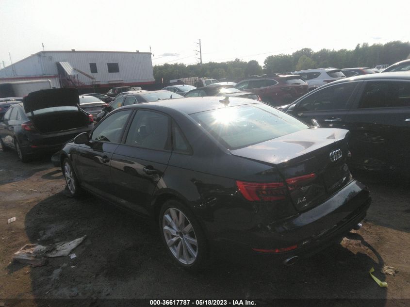 2017 AUDI A4 PREMIUM - WAUANAF44HN026456