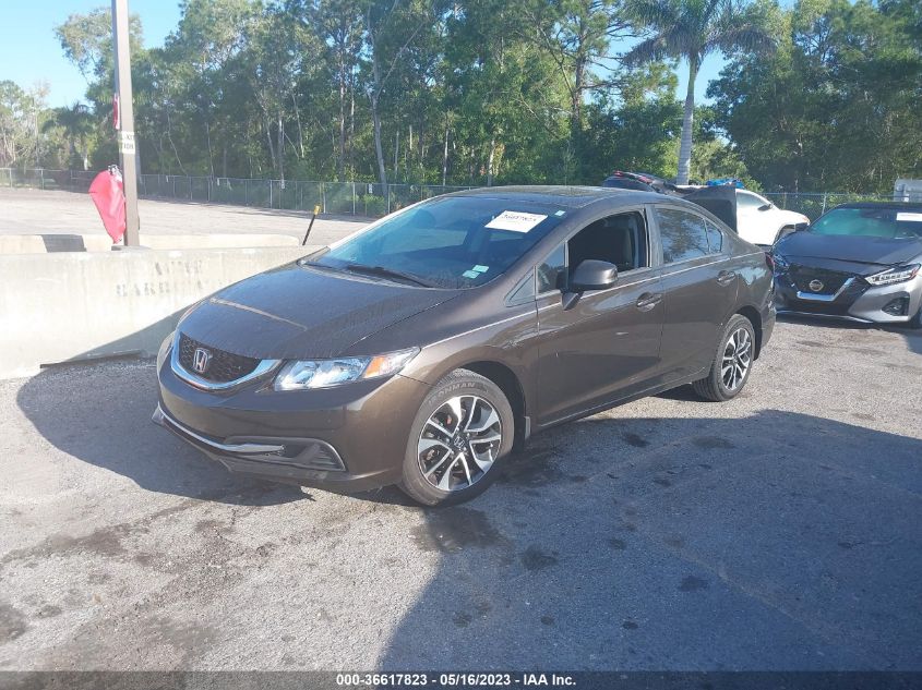 2013 HONDA CIVIC SDN EX - 19XFB2F80DE012823
