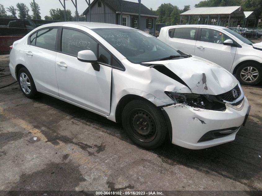 2013 HONDA CIVIC SDN LX - 19XFB2F56DE278482