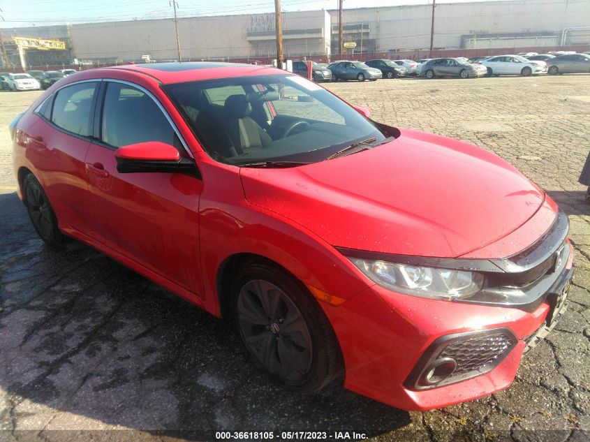 2018 HONDA CIVIC HATCHBACK EX - SHHFK7H59JU423965