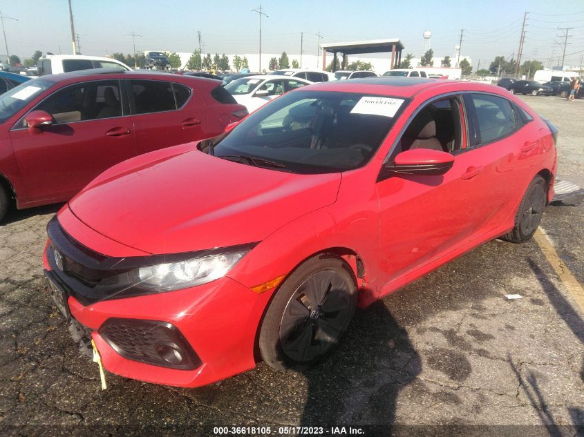 2018 HONDA CIVIC HATCHBACK EX - SHHFK7H59JU423965