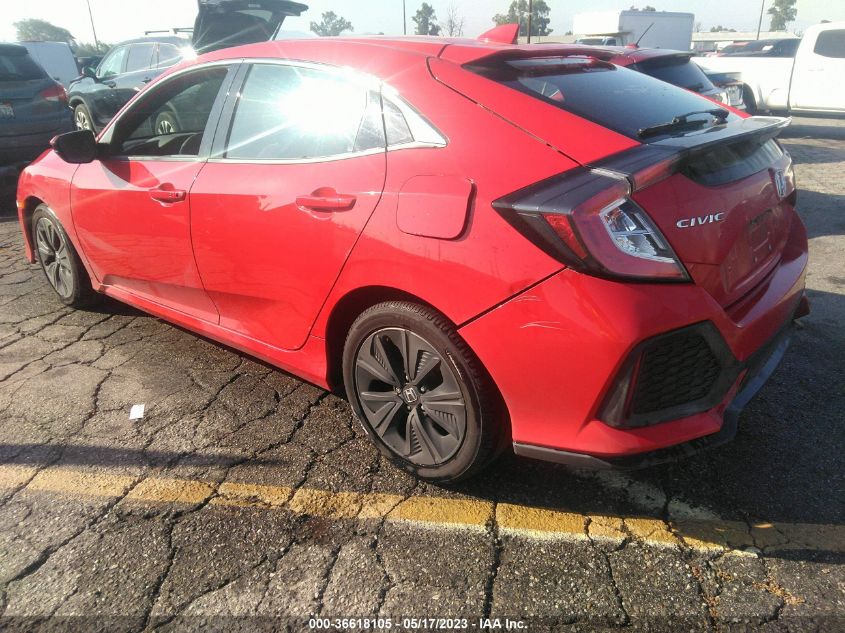 2018 HONDA CIVIC HATCHBACK EX - SHHFK7H59JU423965