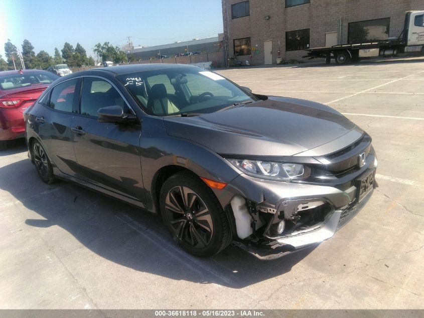 2018 HONDA CIVIC HATCHBACK EX - SHHFK7H51JU407484