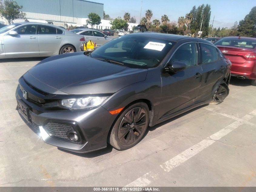2018 HONDA CIVIC HATCHBACK EX - SHHFK7H51JU407484