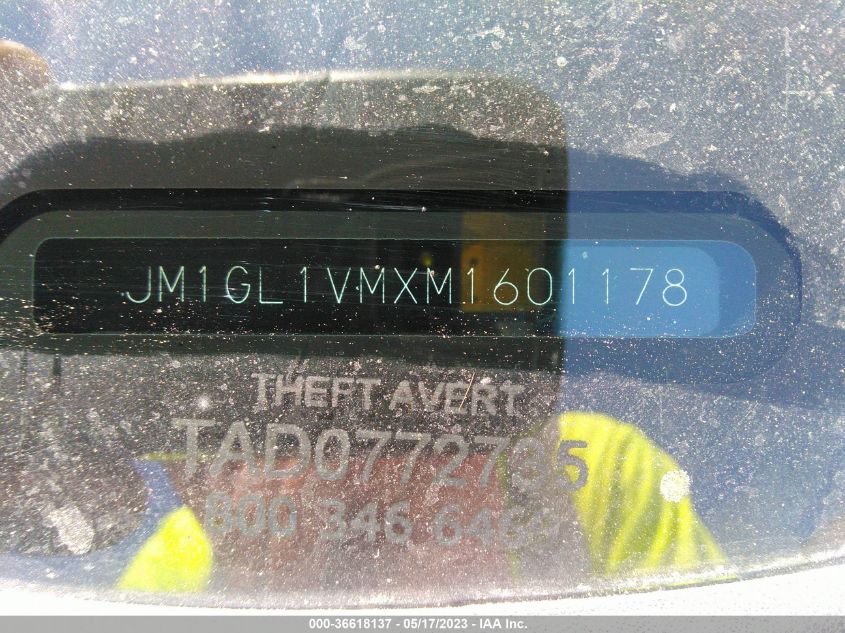 2021 MAZDA MAZDA6 TOURING - JM1GL1VMXM1601178