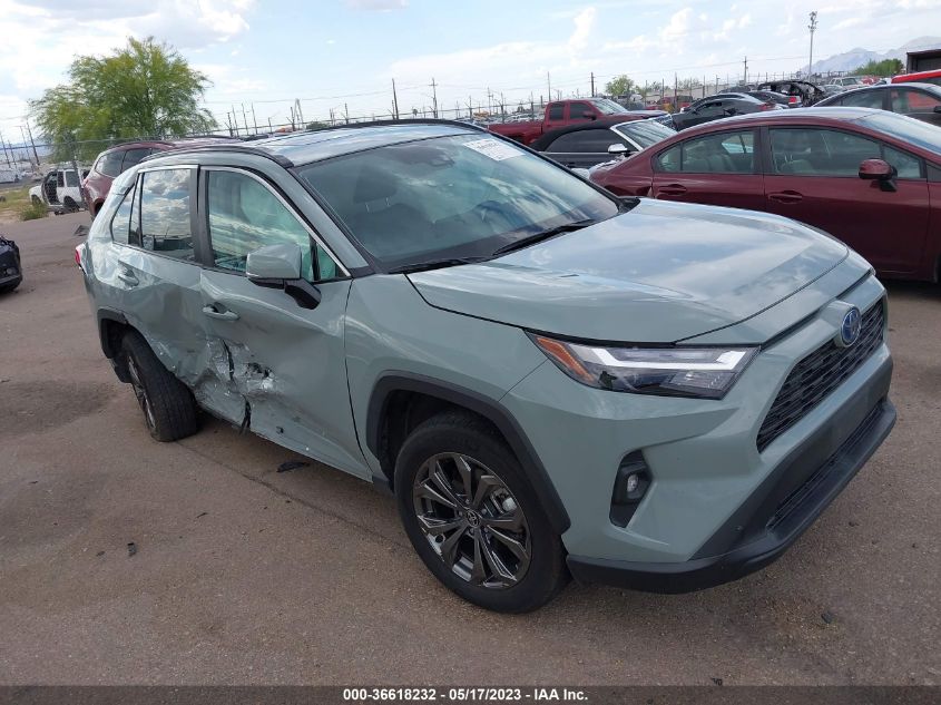 2022 TOYOTA RAV4 HYBRID XLE PREMIUM - 2T3B6RFV7NW035569