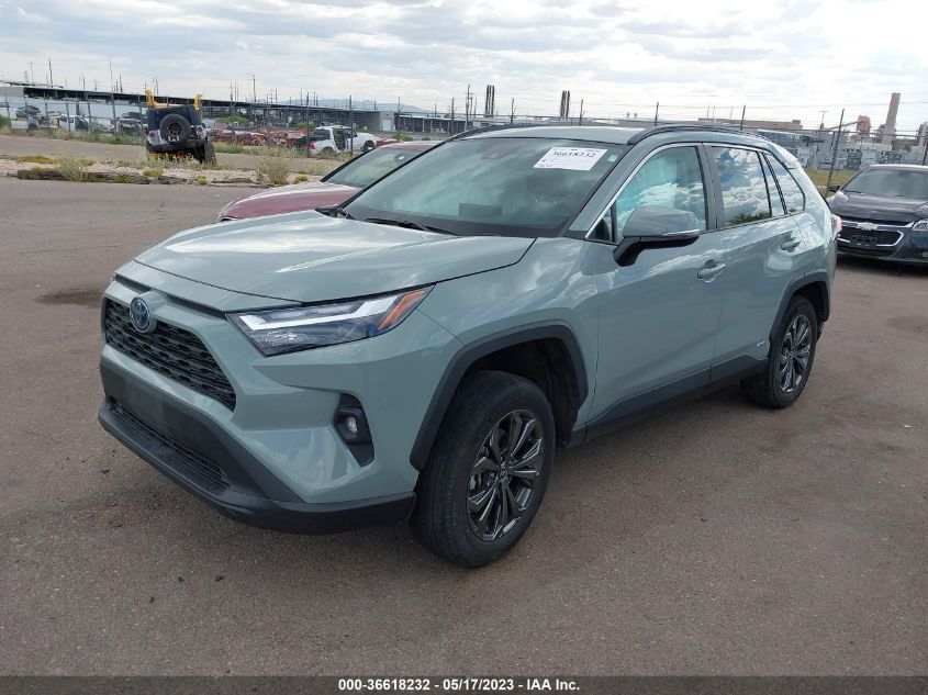 2022 TOYOTA RAV4 HYBRID XLE PREMIUM - 2T3B6RFV7NW035569