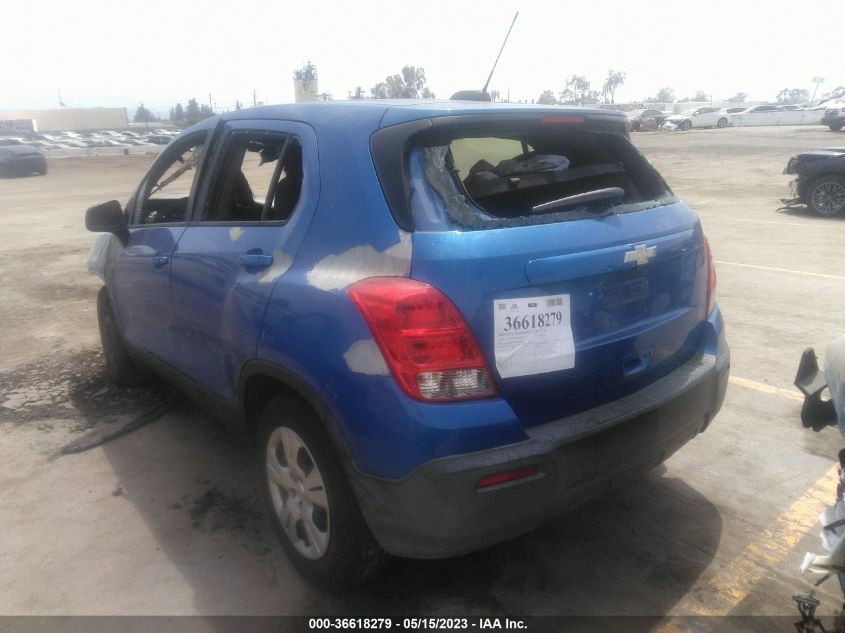 2016 CHEVROLET TRAX LS - KL7CJKSB9GB571938