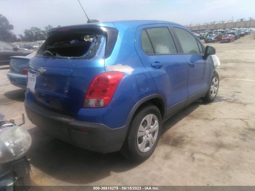 2016 CHEVROLET TRAX LS - KL7CJKSB9GB571938