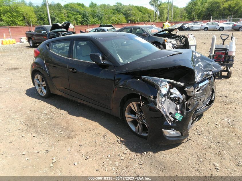 2013 HYUNDAI VELOSTER W/GRAY INT - KMHTC6AD3DU095334