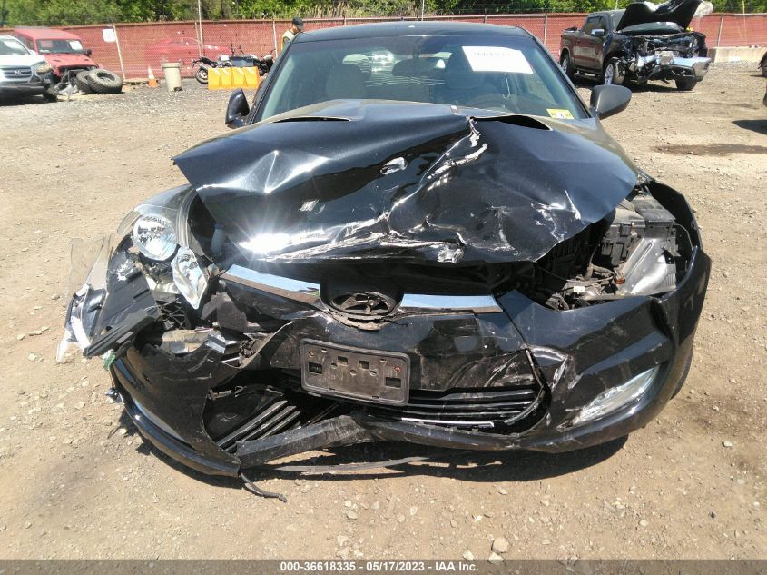 2013 HYUNDAI VELOSTER W/GRAY INT - KMHTC6AD3DU095334