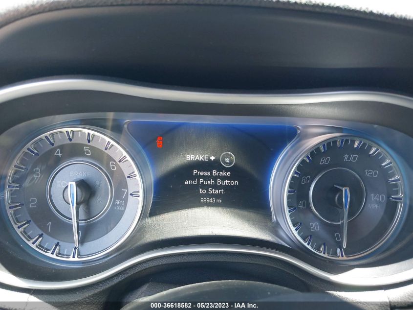 2016 CHRYSLER 300 300C - 2C3CCAEG7GH287010