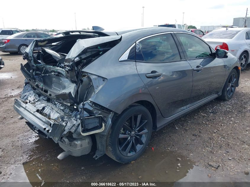 2020 HONDA CIVIC HATCHBACK EX - SHHFK7H64LU221353