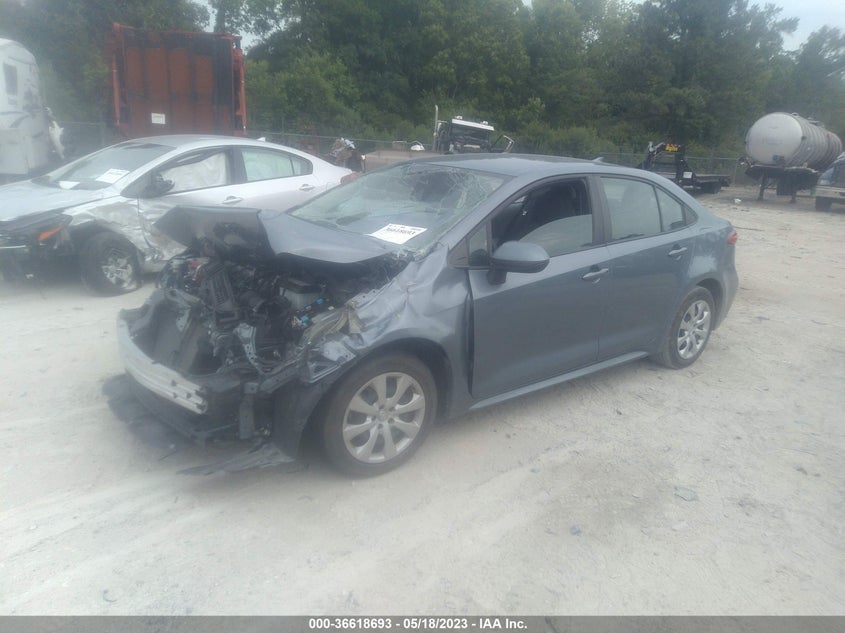 VIN 5YFEPRAEXLP107356 2020 TOYOTA COROLLA LE