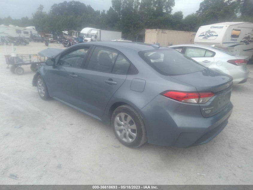 VIN 5YFEPRAEXLP107356 2020 TOYOTA COROLLA LE