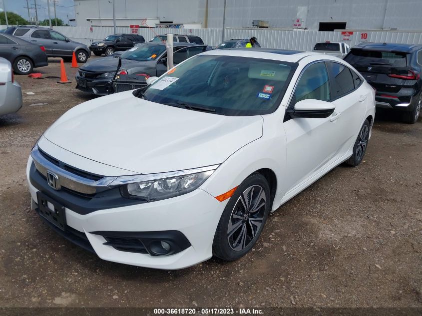 2018 HONDA CIVIC SEDAN EX-L - 19XFC1F72JE001686