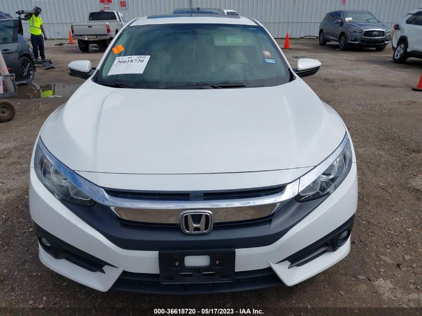 2018 HONDA CIVIC SEDAN EX-L - 19XFC1F72JE001686
