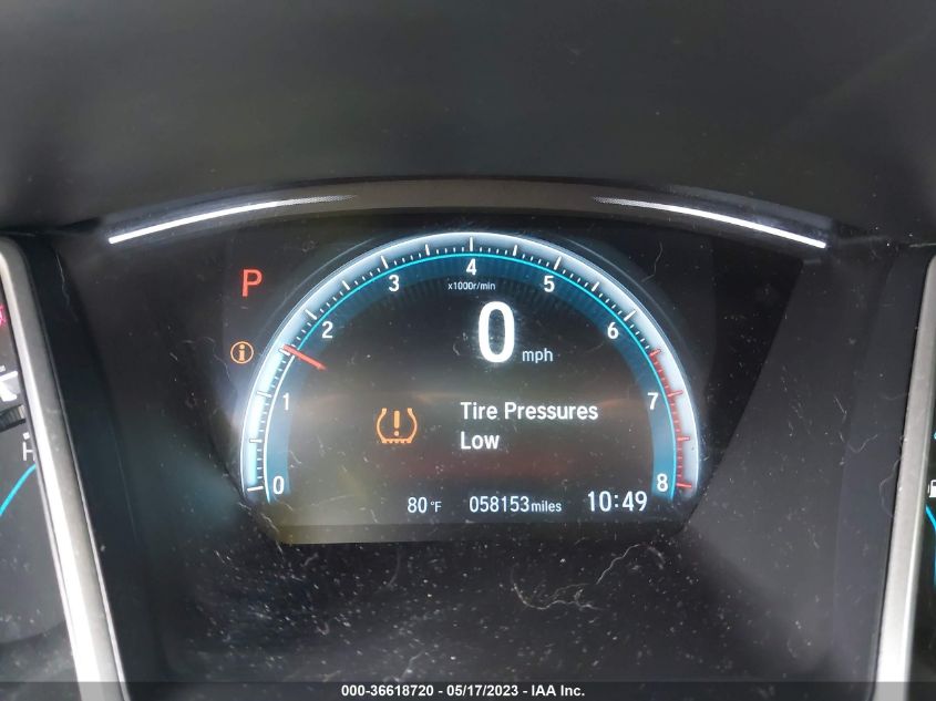 2018 HONDA CIVIC SEDAN EX-L - 19XFC1F72JE001686