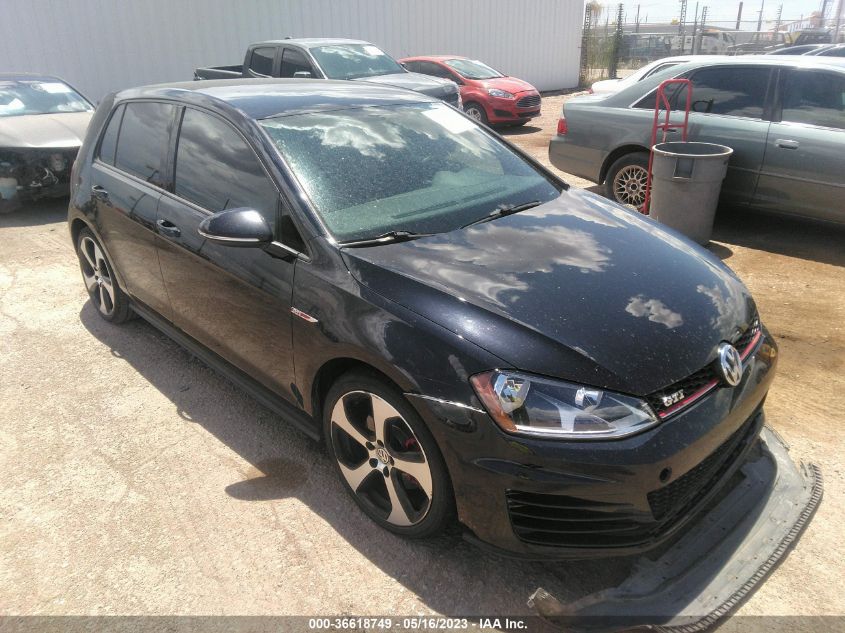 2017 VOLKSWAGEN GOLF GTI S/SE/AUTOBAHN/SPORT - 3VW4T7AU2HM072598
