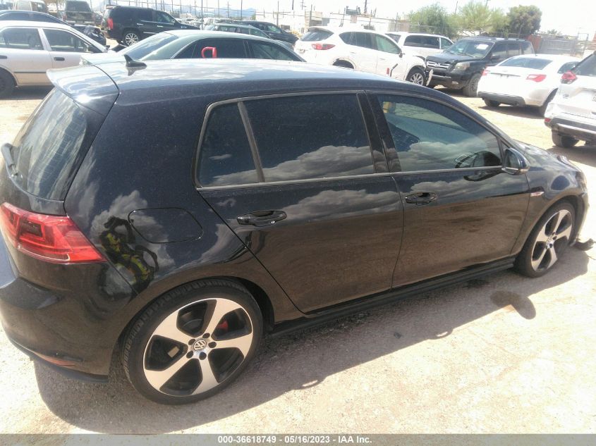 2017 VOLKSWAGEN GOLF GTI S/SE/AUTOBAHN/SPORT - 3VW4T7AU2HM072598