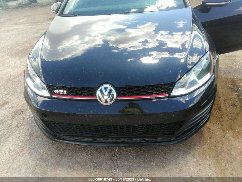 2017 VOLKSWAGEN GOLF GTI S/SE/AUTOBAHN/SPORT - 3VW4T7AU2HM072598