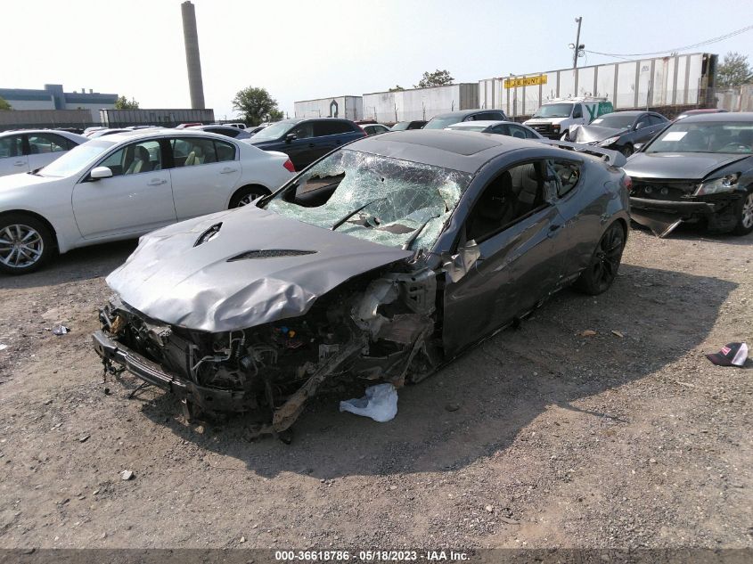 2013 HYUNDAI GENESIS COUPE 3.8 TRACK KMHHU6KJ8DU108604