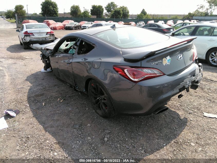 2013 HYUNDAI GENESIS COUPE 3.8 TRACK KMHHU6KJ8DU108604