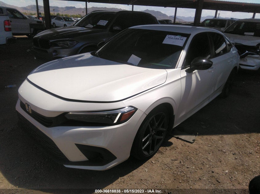 VIN 2HGFE2F57NH549306 2022 HONDA CIVIC SEDAN SPORT