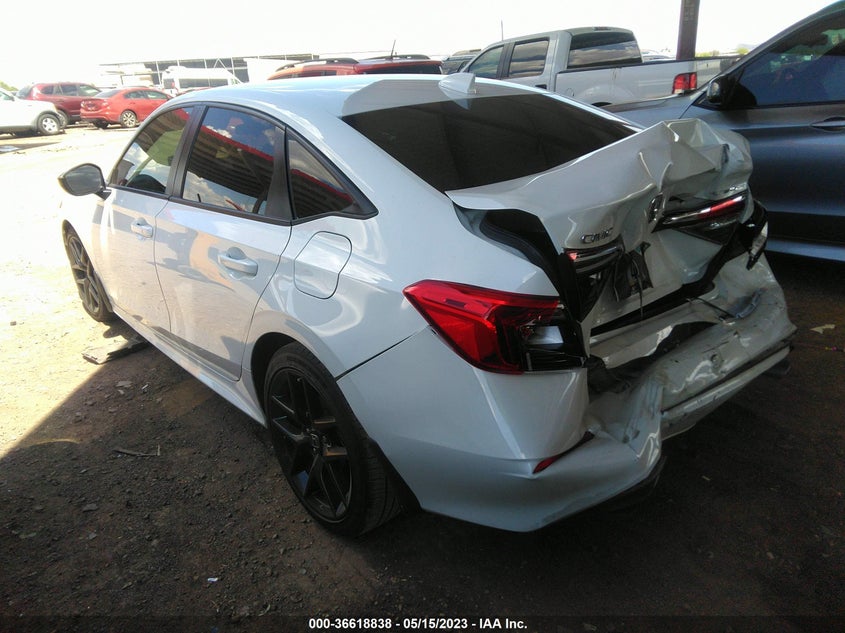 VIN 2HGFE2F57NH549306 2022 HONDA CIVIC SEDAN SPORT