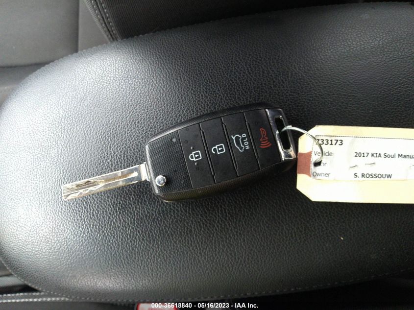 2017 KIA SOUL BASE - KNDJN2A20H7481372