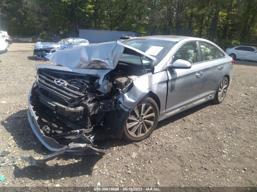 2016 HYUNDAI SONATA 2.4L SPORT - 5NPE34AF0GH357098