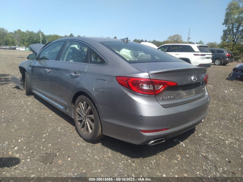 2016 HYUNDAI SONATA 2.4L SPORT - 5NPE34AF0GH357098