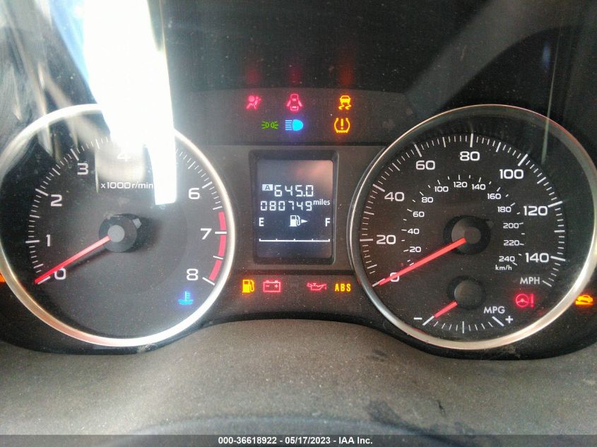 2016 SUBARU CROSSTREK - JF2GPAAC8G9224729