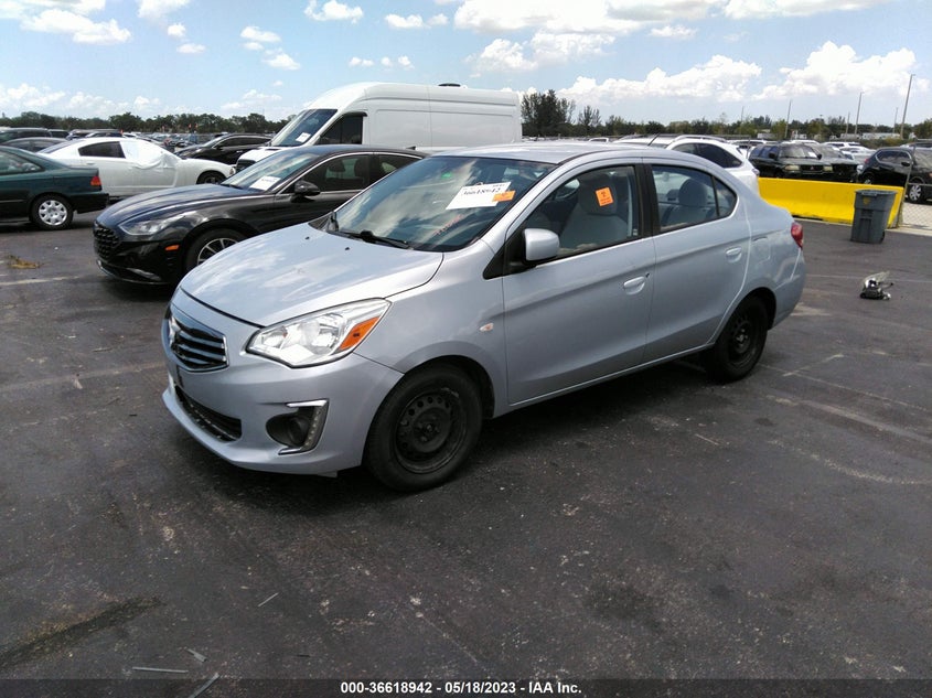 VIN ML32F3FJ6JHF10015 2018 MITSUBISHI MIRAGE G4 ES