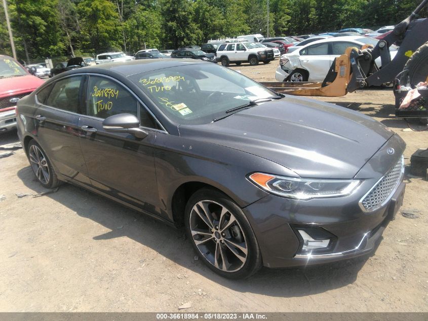 2019 FORD FUSION TITANIUM - 3FA6P0D96KR263522