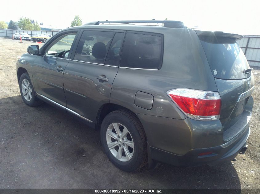 2013 TOYOTA HIGHLANDER - 5TDBK3EH2DS203025